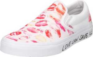 VANS Slip on boty bílá / pink / červená / oranžová
