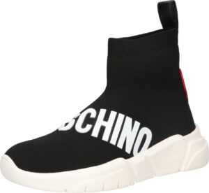 Love Moschino Slip on boty černá / červená / bílá