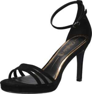 BUFFALO Páskové sandály 'Melissa' černá