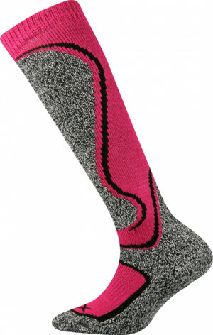 podkolenky Voxx merino Carving magenta Velikost ponožek: 35-38 EU