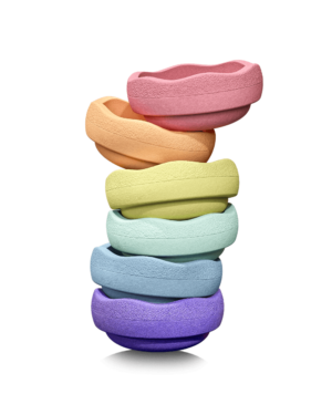 balanční kameny Stapelstein Rainbow Pastel