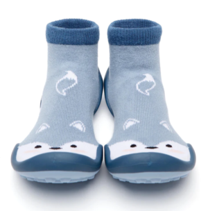 ponožkoboty Komuello Cute Fox Blue Velikost boty (EU): 27